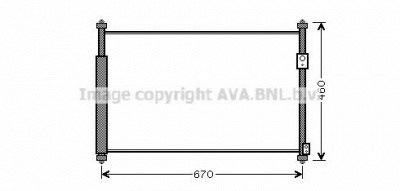 AVA QUALITY COOLING sz5108d -  Конденсатор, кондиционер